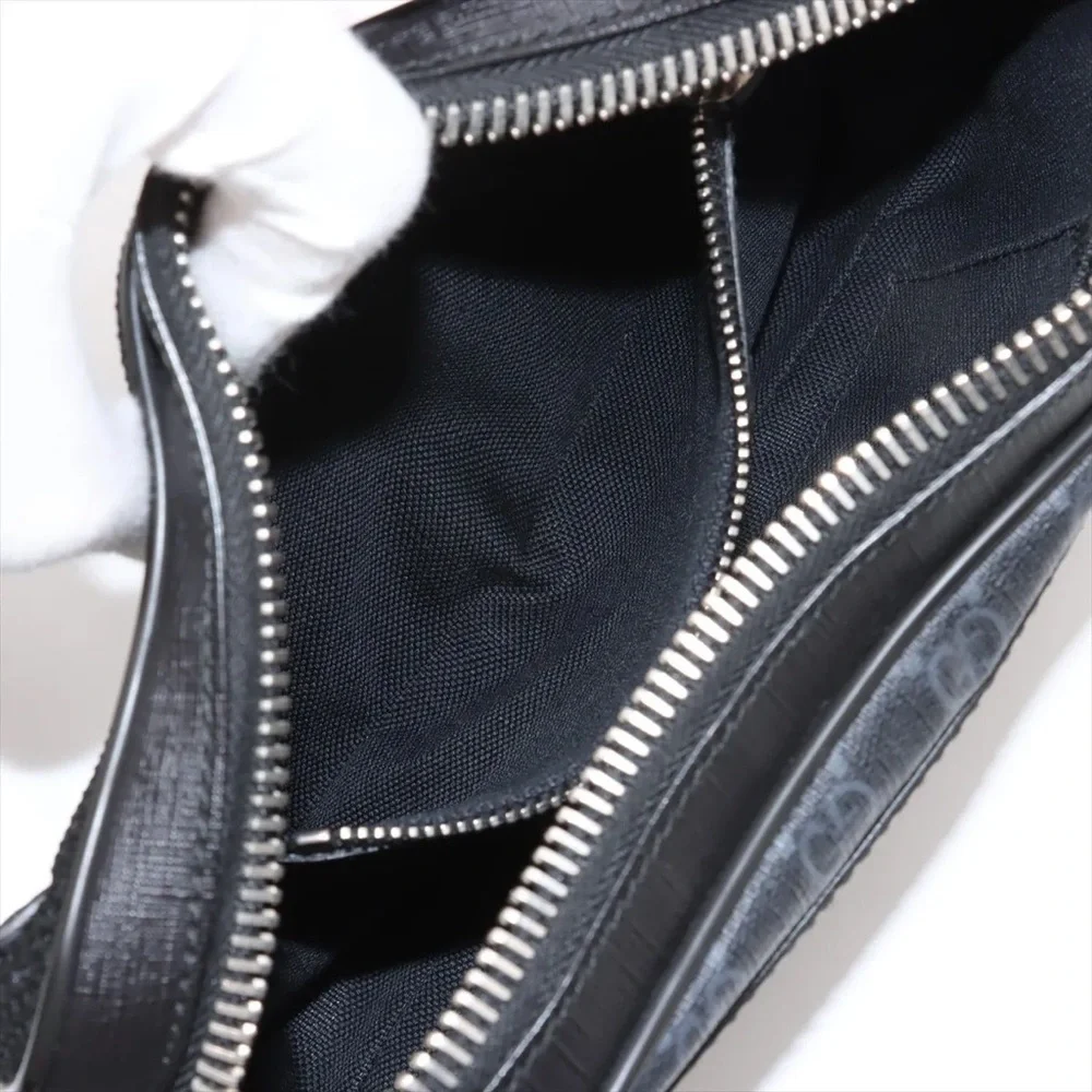 Gucci ophidia zip leather black sling Bag/ belt bag w/COA - Picture 9 of 11